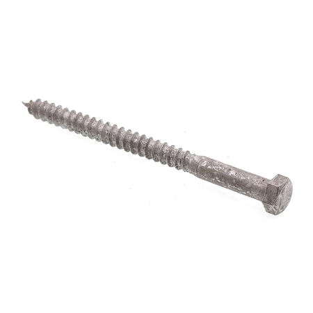 Prime-Line Hex Lag Screw 3/8in X 5in A307 Grade A Hot Dip Galvanized Steel 50PK 9056505